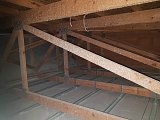Zateplení SDK stropu řadového domu